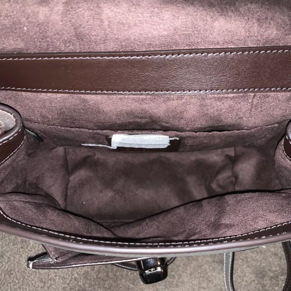 NWT Coach Platinum Gold Turnlock Backpack main image 5